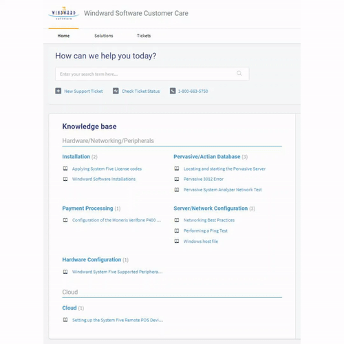 windward-customer-care-portal